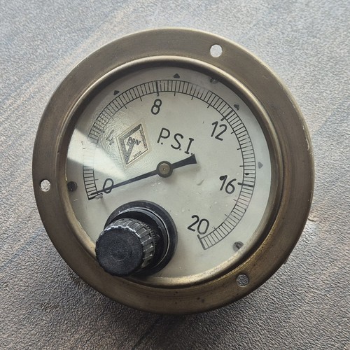 Vintage industrial brass psi - vintage,