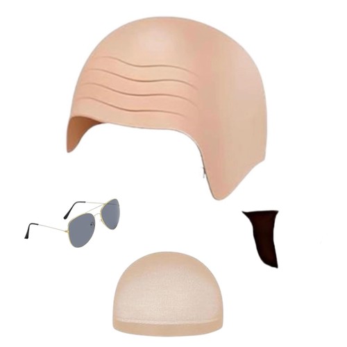 Bald cap costume - bald,