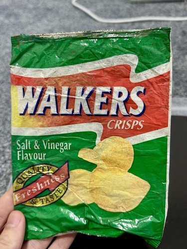 Vintage walkers crisp packet - crisp,