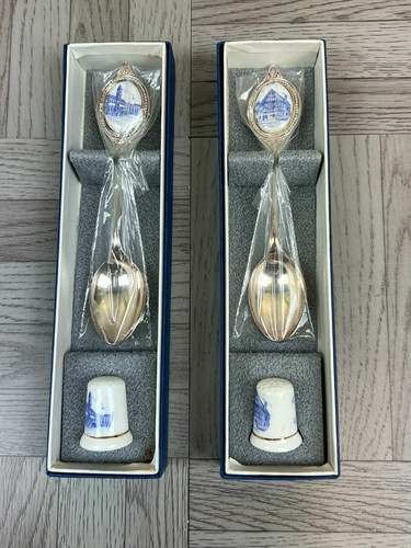 Souvenir spoon thimble - &, x