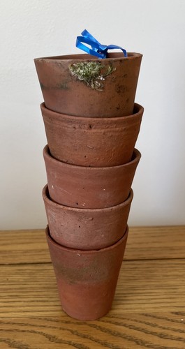 Five vintage hand thrown - hand,
