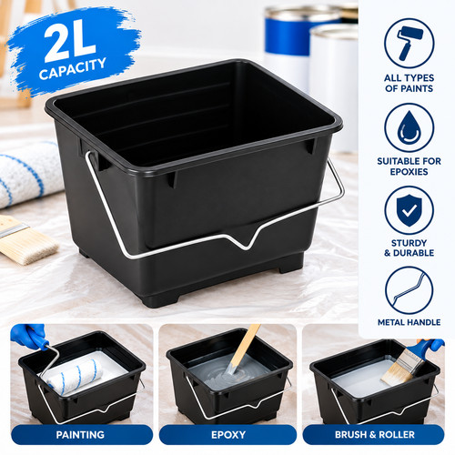 Versatile paint scuttle - 2l,