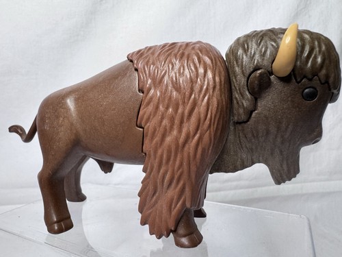 Playmobil horned bison buffalo - horned,