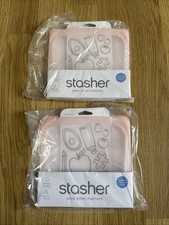 2 X Stasher Platinum Silicone