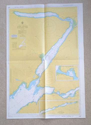 Vintage admiralty chart 2380 - admiralty,