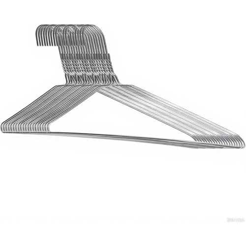 Silver wire hangers pack - wire,