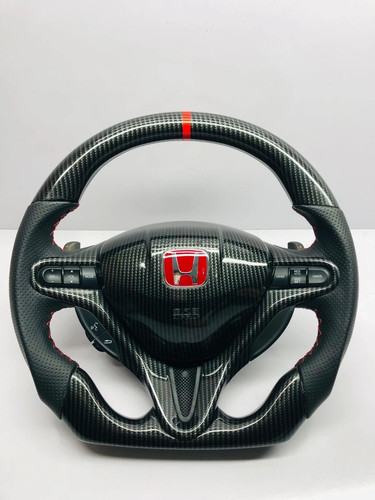 Carbon fiber steering wheel - carbon,