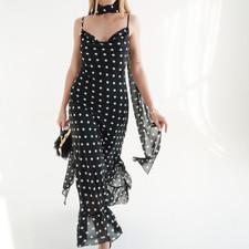 ZARA Brand New Polka Dot Maxi