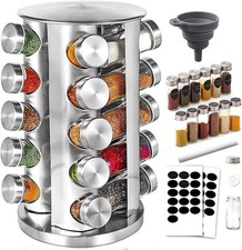Spice Rack Organizer With Jars