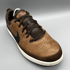 2014 Nike Lunar Waverly Golf Shoes 652780-200 Leather Brown Mens Uk 8