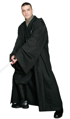 Black jedi sith robe only - /,