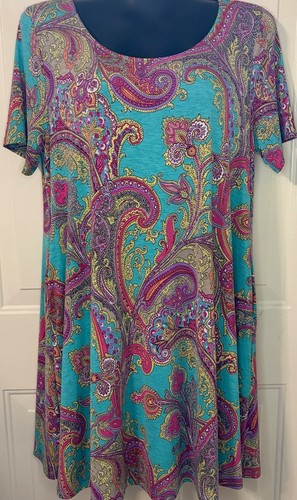 Boutique paisley dress womens - boutique,