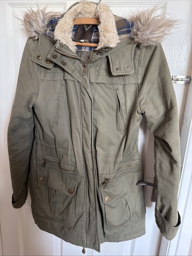 New look women green parka - new,