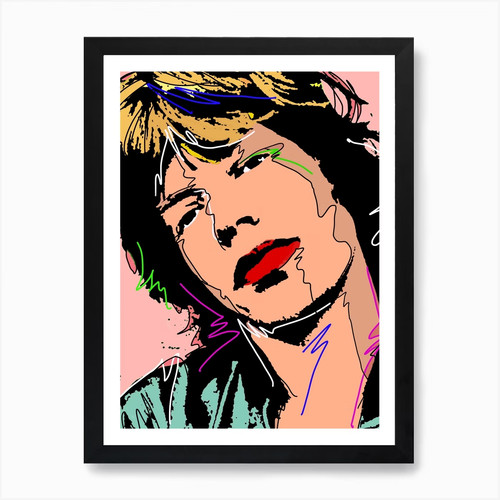 Mick jagger art - 1,
