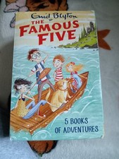 Enid Blyton The Famous Five 5 Book Box Set  five books of the series