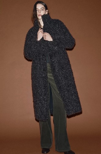 Zara long faux shearling - faux,
