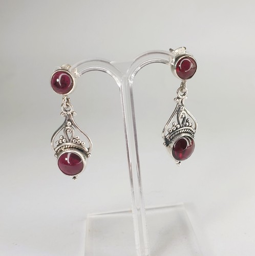 Sterling silver garnet - sterling,
