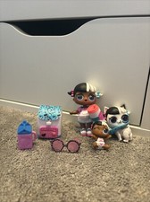 L.O.L suprise! Family Next Door Set - Includes Big & Little Sister And Dog