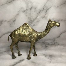 Large Brass Camel Decorative