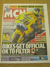MCN - MOTORCYCLE NEWS - BIKES OK TO FILTER - 22 Feb 2006