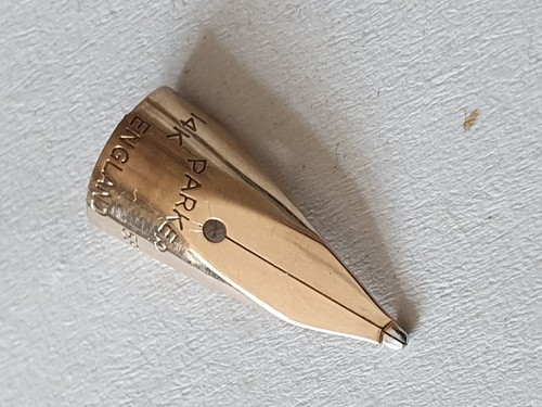 Parker nib 14k gold medium - nib,