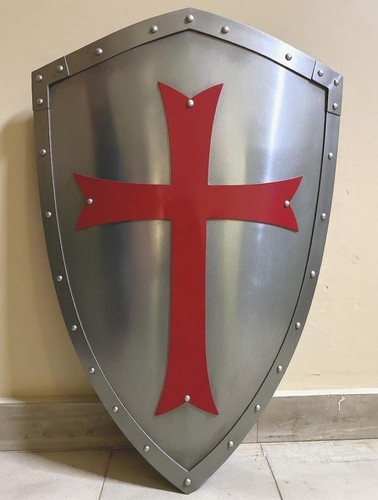 Medieval knight templar - knight, shield