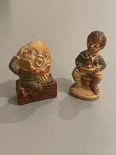 Wade Whimsie figures HUMPTY DUMPTY & JACK HORNER Nursery Rhyme characters 