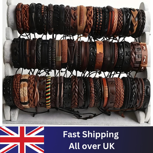 20pcs braided leather - 20pcs,