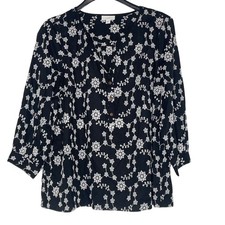 J. Jill Floral Embroidered