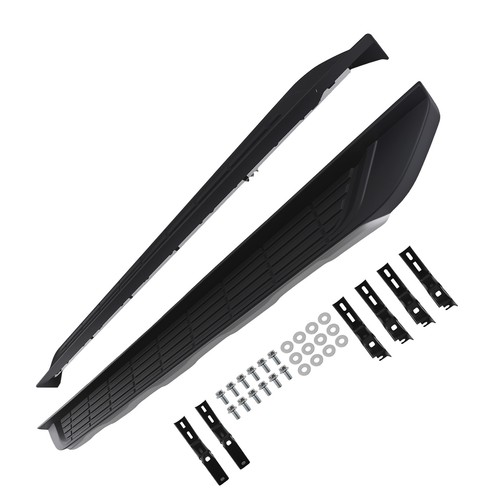 Black running boards - black,