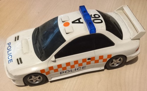Hornby scalextric white subaru - scalextric,