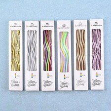 6Pcs Twisty Birthday Candles
