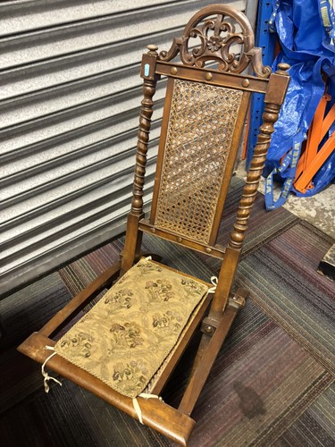 Late victorian carved campaign - late,