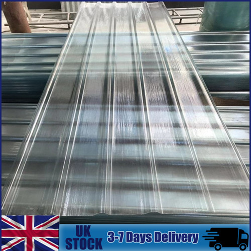 5pcs clear corrugated pvc - 5pcs,