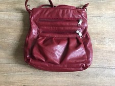 Ladies Red Multi-Pocket