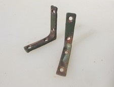 Mini Vintage Iron Shelf Brackets Holders Shelve Shelving Corners 2"D