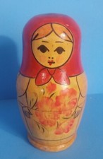 Vintage Antique Authentic Russian Nesting Dolls -Set of 7 Dolls - Some Damage