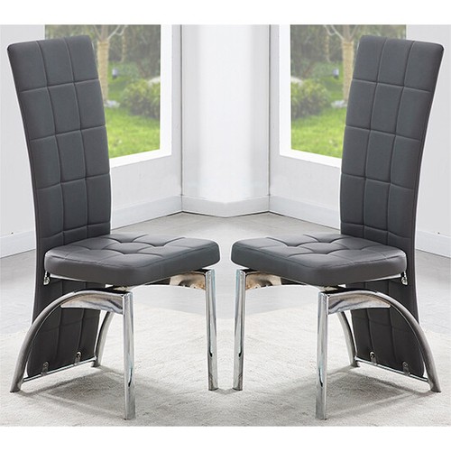 Ravenna grey faux leather - grey,