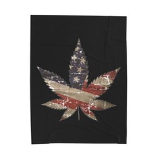 American Flag Marijuana Leaf