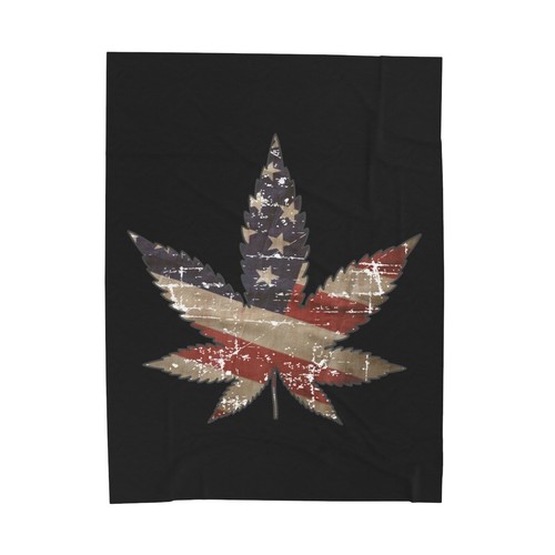 American flag marijuana leaf - flag,