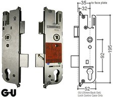 New style door - new, lock