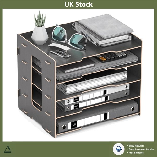 Elegant wooden desk organiser - elegant,