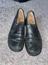 Hotter Women's Black Slip On Shoes Minimal Wear In Good Condition Size 6 EU 39