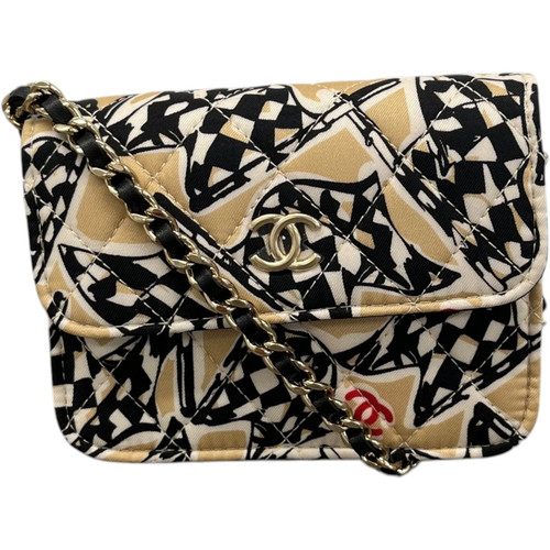 Chanel women checkered flag - chanel, women's