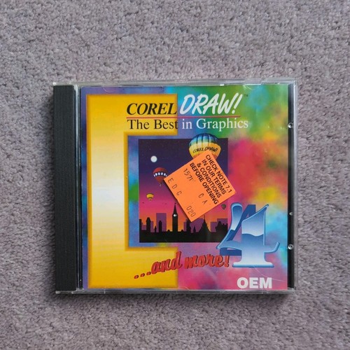 Coreldraw vintage cd rom - coreldraw!, cd-rom