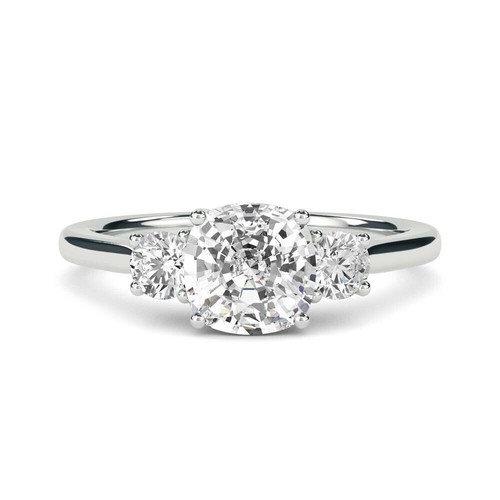 Moissanite engagement ring - moissanite,