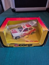 Vintage 1981 Corgi 309 VW Turbo Die-Cast Rally Car In Original Box