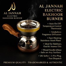 INCENSE BURNER  ELECTRIC AUTO FOR BAKHOOR/OUD/RESIN/WAX/OIL + UAE BAKHOOR