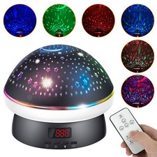 Projector Galaxy Starry Sky Night Light Laser Ocean Star Party LED Lamp w/Remote