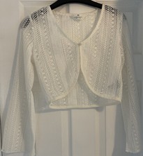 Girls H&M Cream Crochet
